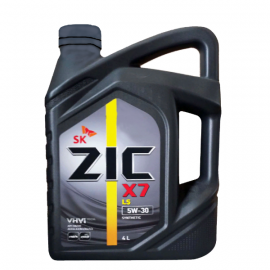 ZIC X7 LS 5W-30/4л синтетическое моторное масло ZIC X7 LS 5W-30/4л синтетическое моторное масло