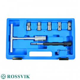 Rossvik ST138 Набор фрез для восстановления гнёзд дизельных форсунок 7пр.