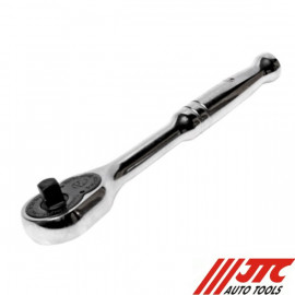 Ключ трещотка 1/4" 36 зубьев 128мм металлическая рукоятка JTC-3602