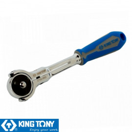 Трещотка 1/4"DR 150мм, 72 зубца, дисковый механизм, поворотная голова KING TONY 2752-06G Трещотка 1/4"DR 150мм, 72 зубца, дисковый механизм, поворотная голова KING TONY 2752-06G