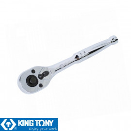 Трещотка 1/4" DR 140мм, 24 зубца, флажковая с кнопкой KING TONY 2761-55P Трещотка 1/4" DR 140мм, 24 зубца, флажковая с кнопкой KING TONY 2761-55P
