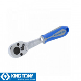 Трещотка 1/4" DR 140мм 24 зубца, флажковая KING TONY 2779-55G Трещотка 1/4" DR 140мм 24 зубца, флажковая KING TONY 2779-55G