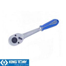 Трещотка 3/8" DR 200мм, 32 зубца, флажковая с кнопкой KING TONY 3771-08G Трещотка 3/8" DR 200мм, 32 зубца, флажковая с кнопкой KING TONY 3771-08G