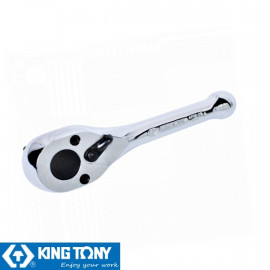 Трещотка 1/2" DR 125мм, 64 зубца, флажковая KING TONY 4760-05