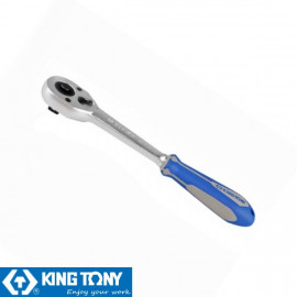 Трещотка 1/2" Dr 250мм 32 зуба, флажковая KING TONY 4771-10GR