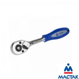 Трещотка 1/4" DR 45 зубцов, флажковая с кнопкой МАСТАК 010-21405H Трещотка 1/4" DR 45 зубцов, флажковая с кнопкой МАСТАК 010-21405H