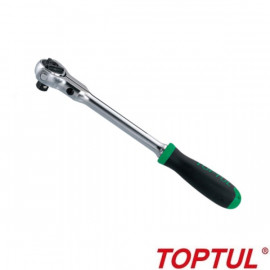 Трещотка 1/4" 72 зубца 155мм поворотная головка Toptul CJLN0816
