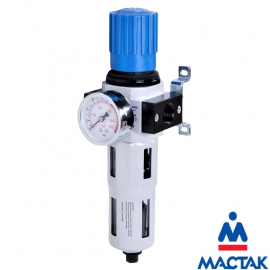 Фильтр влагоотделитель с редуктором 1/2" 16 Bar МАСТАК 691-41 Фильтр влагоотделитель с редуктором 1/2" 16 Bar МАСТАК 691-41